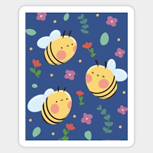 Cute bees Magnet